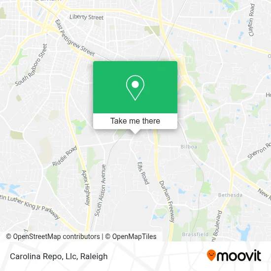 Carolina Repo, Llc map