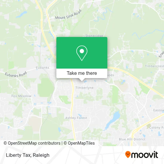 Liberty Tax map