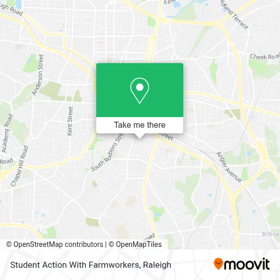 Student Action With Farmworkers map
