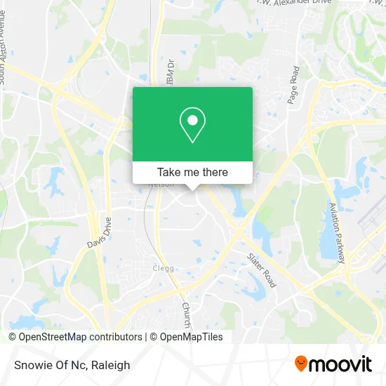 Snowie Of Nc map