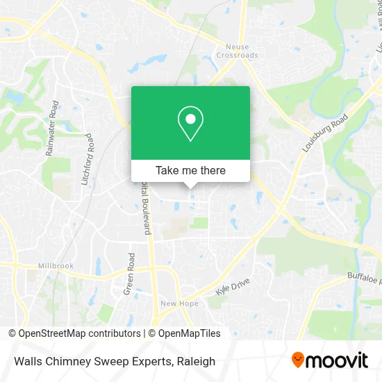 Walls Chimney Sweep Experts map