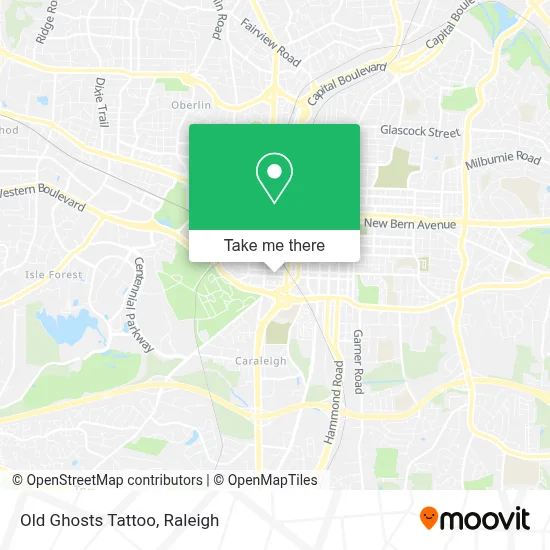 Old Ghosts Tattoo map