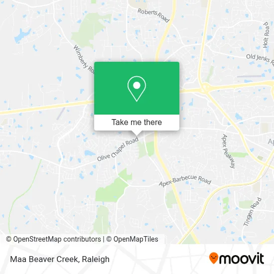 Maa Beaver Creek map