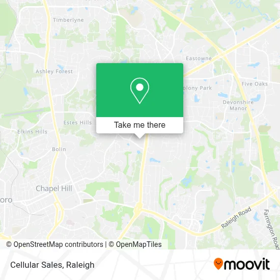Cellular Sales map