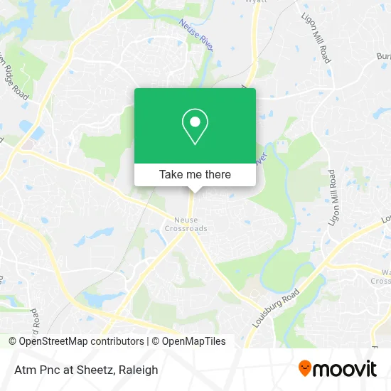 Atm Pnc at Sheetz map