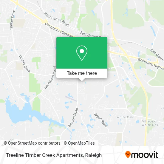 Treeline Timber Creek Apartments map