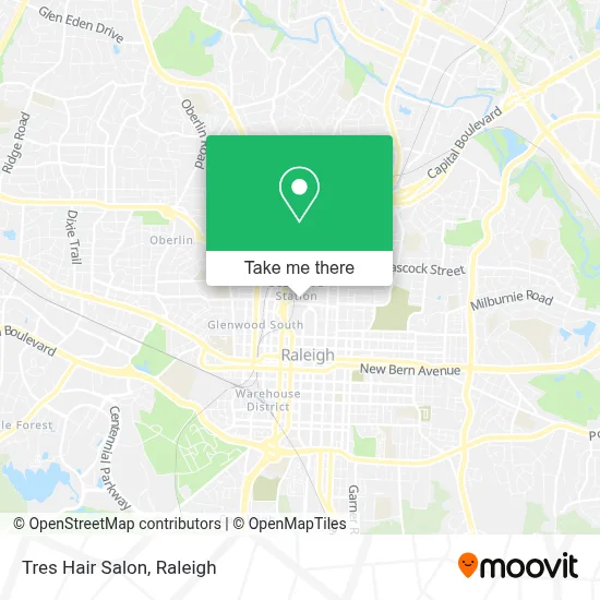 Tres Hair Salon map