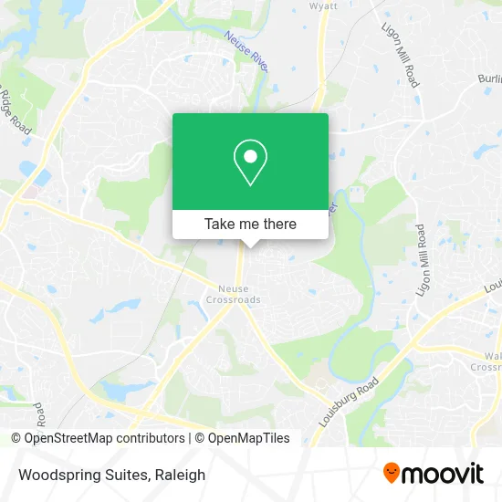 Woodspring Suites map