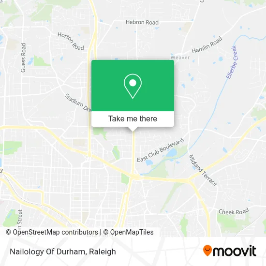 Nailology Of Durham map