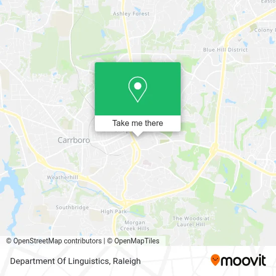 Department Of Linguistics map