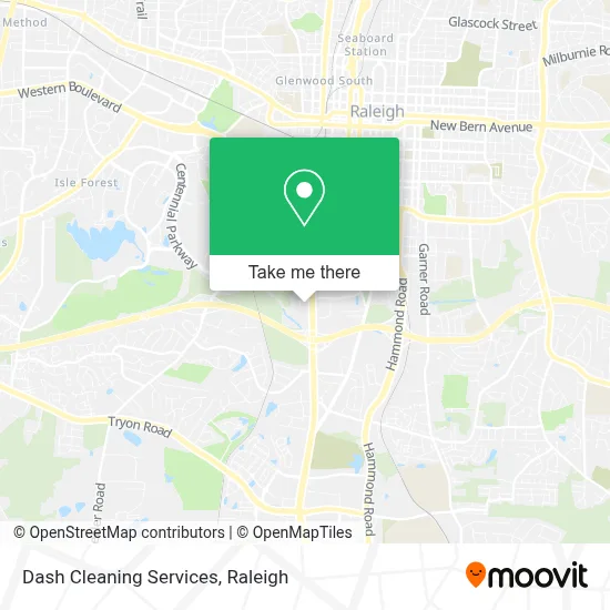Dash Cleaning Services map