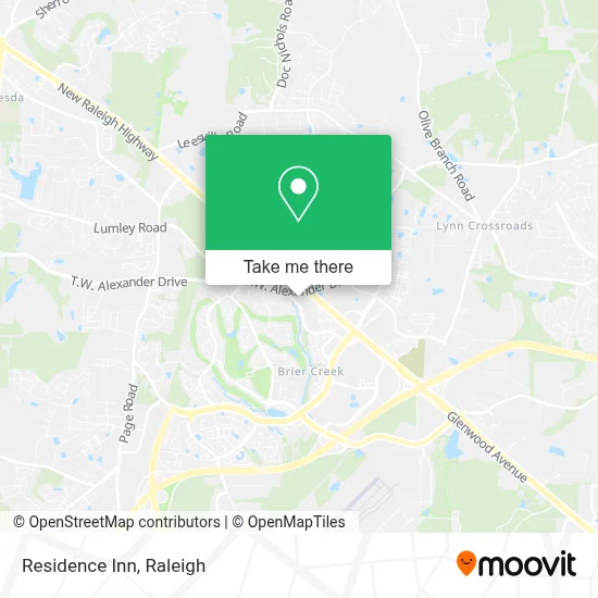 Residence Inn map