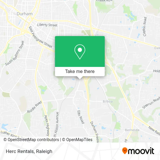 Herc Rentals map