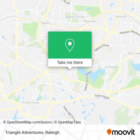 Triangle Adventures map