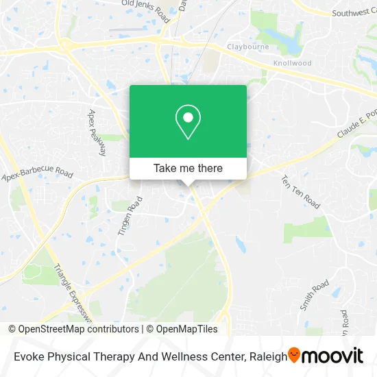Evoke Physical Therapy And Wellness Center map