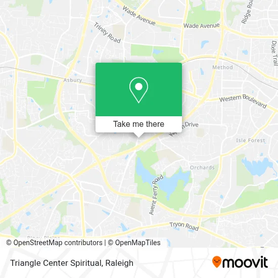 Triangle Center Spiritual map