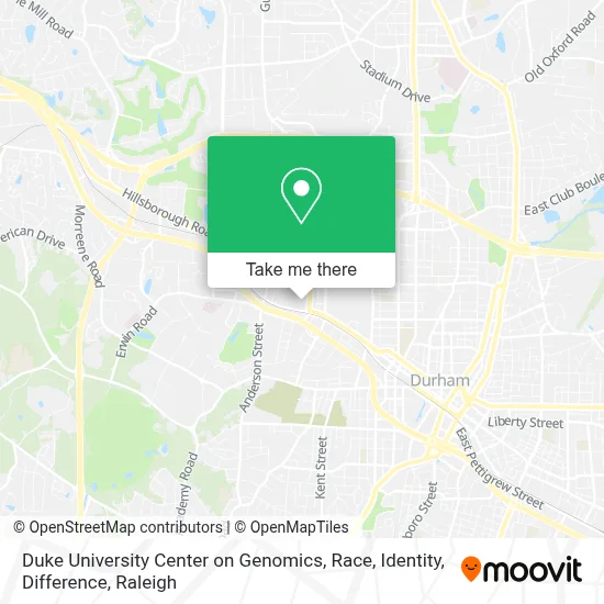 Duke University Center on Genomics, Race, Identity, Difference map