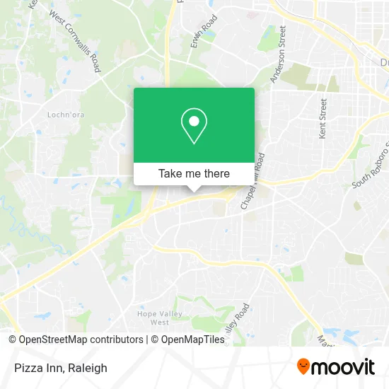 Pizza Inn map