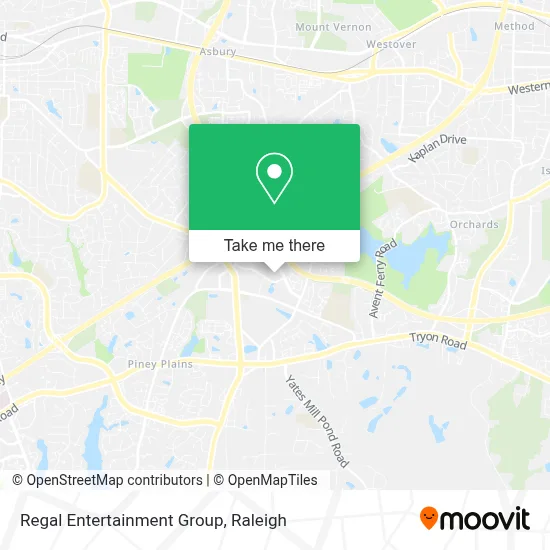 Regal Entertainment Group map