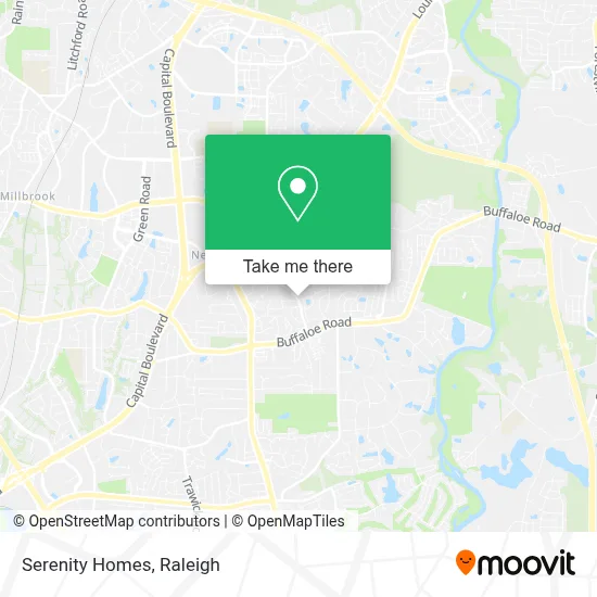 Serenity Homes map