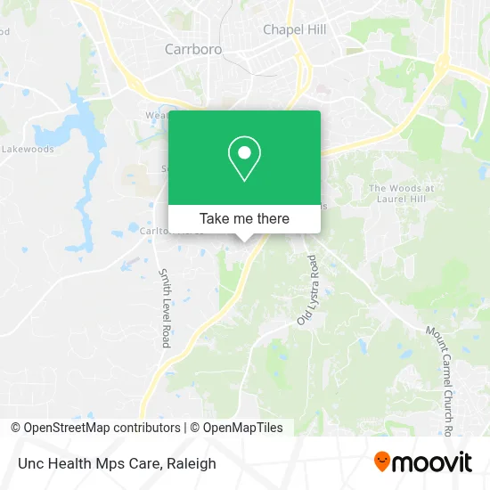 Unc Health Mps Care map