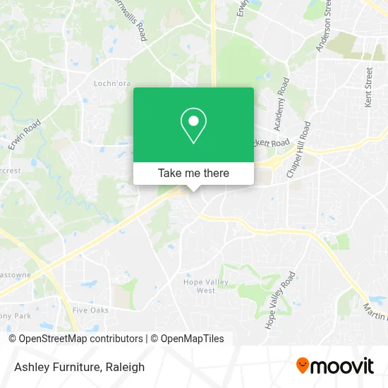 Ashley Furniture map