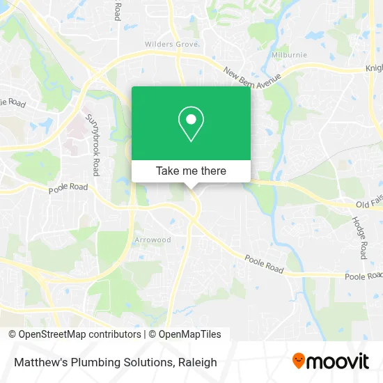 Matthew's Plumbing Solutions map