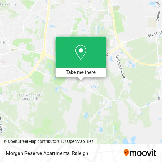 Morgan Reserve Apartments map