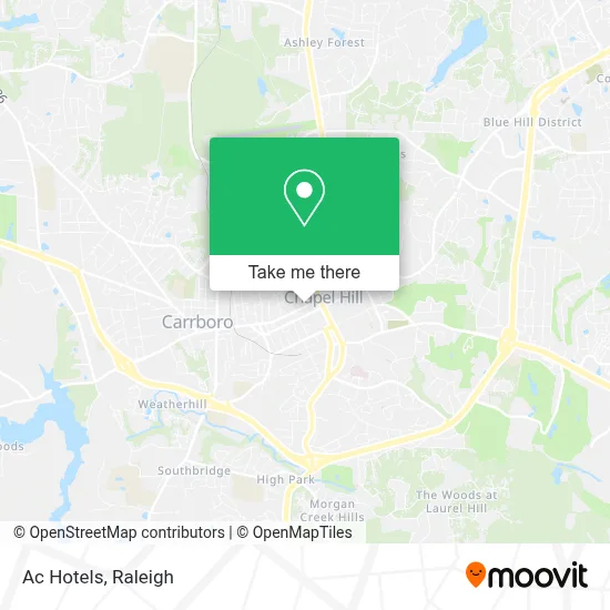 Ac Hotels map