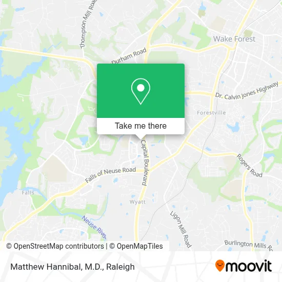 Matthew Hannibal, M.D. map