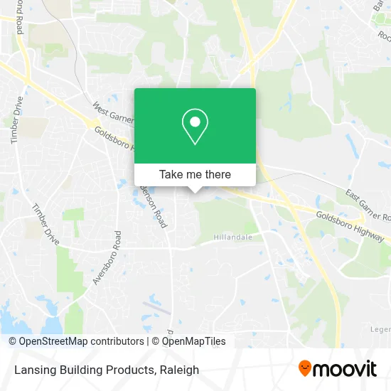 Lansing Building Products map
