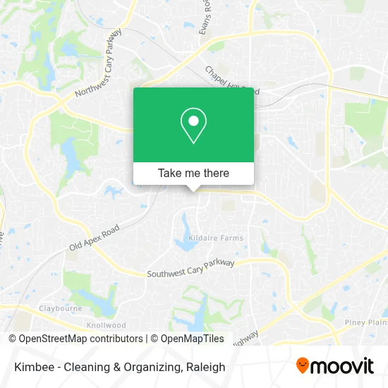 Kimbee - Cleaning & Organizing map