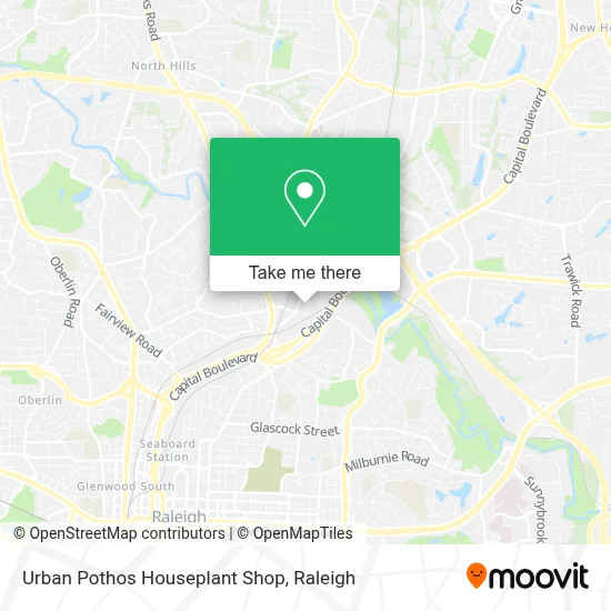 Urban Pothos Houseplant Shop map
