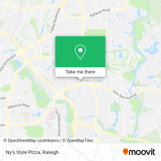 Ny's Style Pizza map