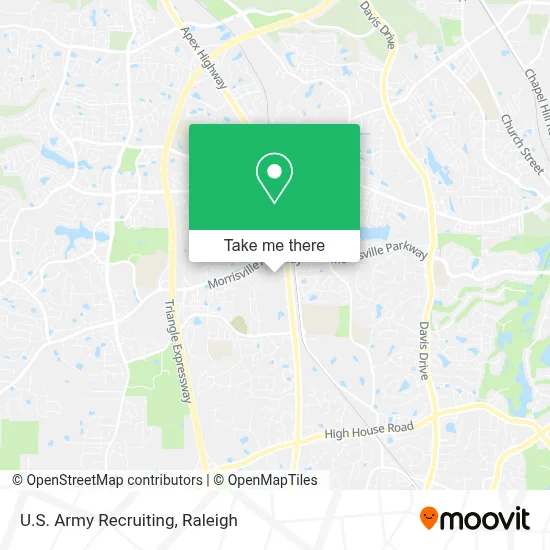 U.S. Army Recruiting map