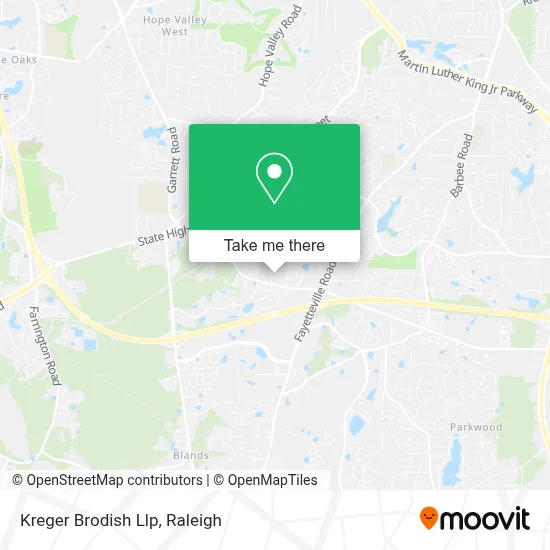 Kreger Brodish Llp map