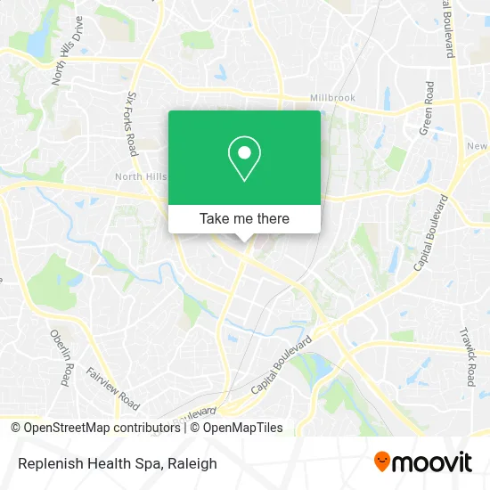 Replenish Health Spa map