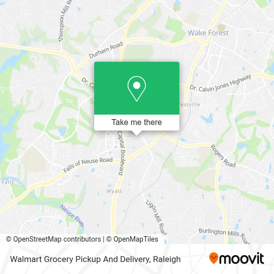 Walmart Grocery Pickup And Delivery map