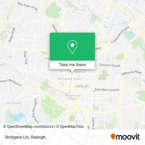 Bridgera Llc map