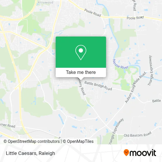 Little Caesars map