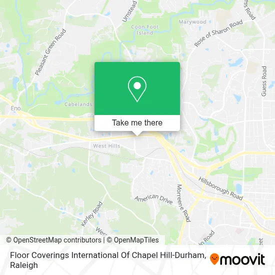 Floor Coverings International Of Chapel Hill-Durham map