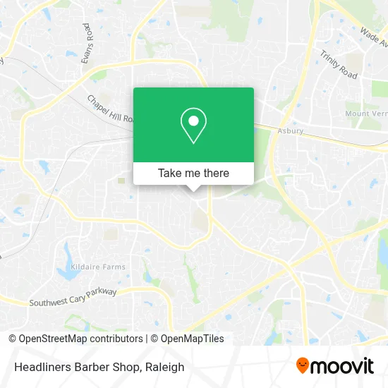 Headliners Barber Shop map