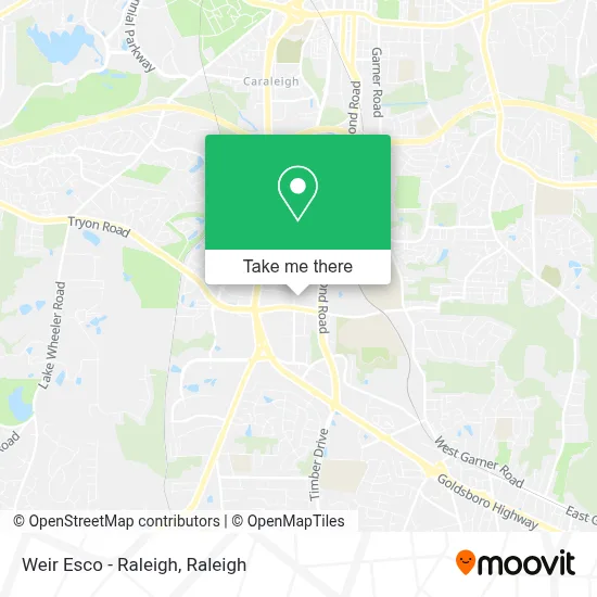 Weir Esco - Raleigh map