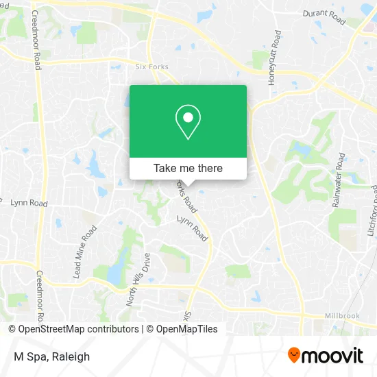 M Spa map