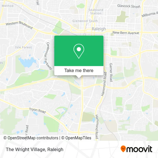 The Wright Village map