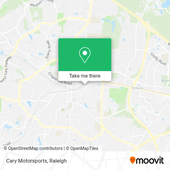 Cary Motorsports map