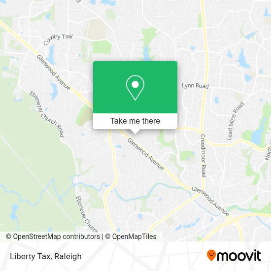 Liberty Tax map