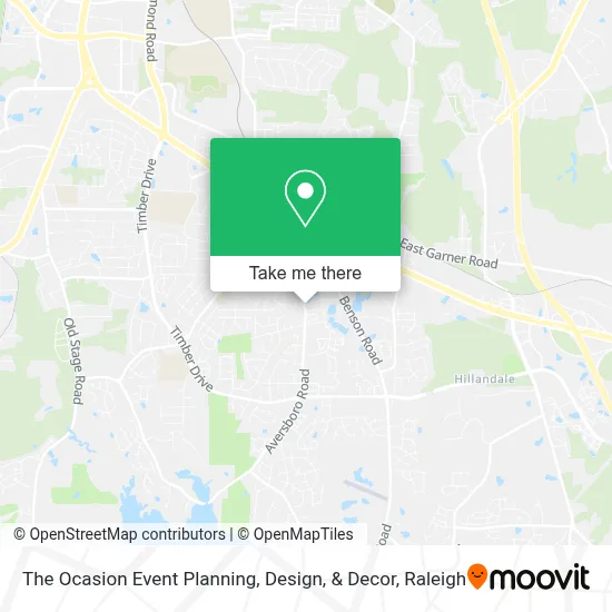 The Ocasion Event Planning, Design, & Decor map