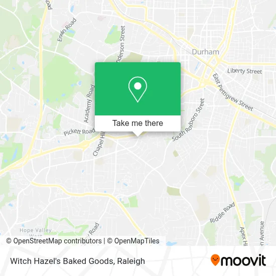 Witch Hazel's Baked Goods map