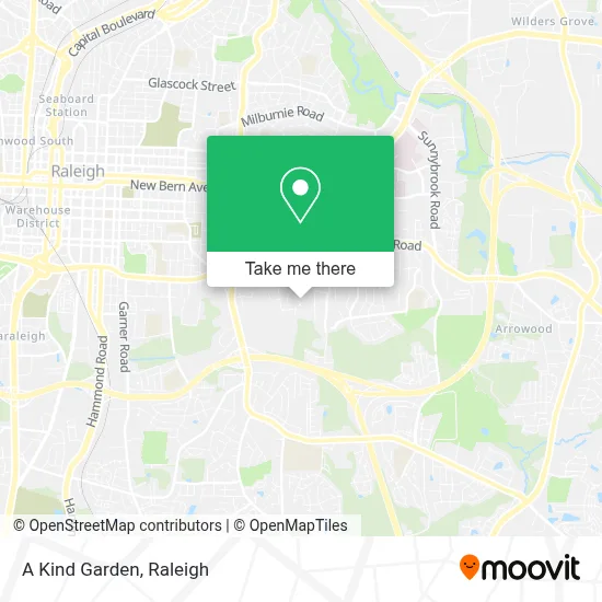 A Kind Garden map